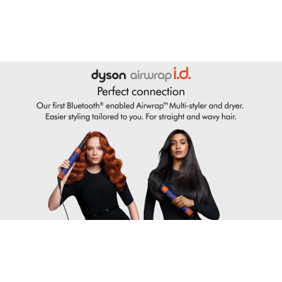 Стайлер для прямых и волнистых волос Dyson Airwrap i.d. Multi-Styler and Dryer Straight to Wavy - Vinca Blue/Topaz (533670-01) EU