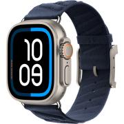 Apple Watch Hermès Ultra 2 2024 GPS + Cellular 49mm Natural Titanium Case with Bleu Nuit En Mer (MX773+MXJA3)