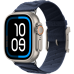 Apple Watch Hermès Ultra 2 2024 GPS + Cellular 49mm Natural Titanium Case with Bleu Nuit En Mer (MX773+MXJA3)