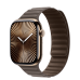 Apple Watch Series 10 GPS + Cellular 46mm Gold Titanium Case with Dark Taupe Magnetic Link - M/L (MX183+MXWX3)