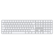 Клавіатура Apple Magic Keyboard with Touch ID і Numeric Keypad для Mac models with Apple silicon (USB-C) - Німеччина - White Keys (MXK73D/A)