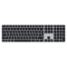 Клавиатура Apple Magic Keyboard with Touch ID and Numeric Keypad for Mac models with Apple silicon (USB–C) - Ukrainian - Black Keys (MXK83UA/A)