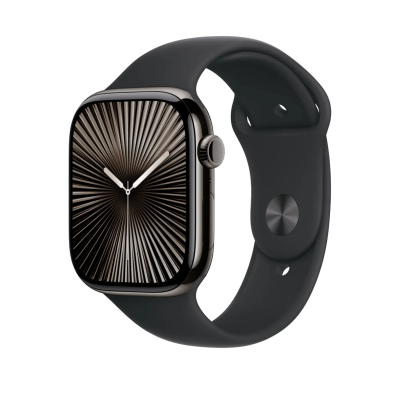 Ремешок Apple Sport Band M/L для Apple Watch 44/45/46/49mm - Black (MXM43)