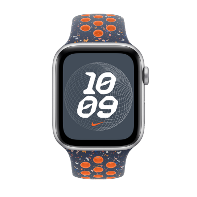 Ремінець Apple Blue Flame Nike Sport Band S/M для Apple Watch 38/40/41/42mm (MC2E4, MYJW3)