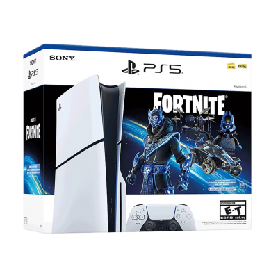 Стационарная игровая приставка Sony PlayStation 5 Slim Blu-Ray 1TB - Fortnite Cobalt Star Bundle (1000045165)