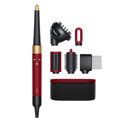 Стайлер для кучерявого волосся Dyson Airwrap i.d. Multi-Styler and Dryer Curly to Coily - Red Velvet/Gold (596928-01) EU