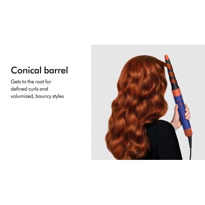 Стайлер для прямых и волнистых волос Dyson Airwrap i.d. Multi-Styler and Dryer Straight to Wavy - Red Velvet/Gold (596926-01) EU