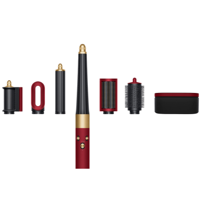 Стайлер для прямых и волнистых волос Dyson Airwrap i.d. Multi-Styler and Dryer Straight to Wavy - Red Velvet/Gold (596926-01) EU