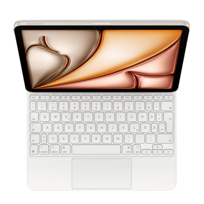 Чехол-клавиатура Apple Magic Keyboard для iPad Air 11" M3-M2 & iPad Air [4th and 5th generation] - White - German (MDFV4D/A)