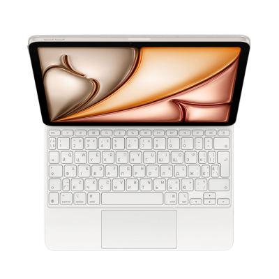Чехол-клавиатура Apple Magic Keyboard для iPad Air 11" M3-M2 & iPad Air [4th and 5th generation] - White - Ukrainian (MDFV4UA/A)