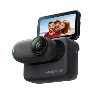 Экшн-камера Insta360 GO 3S 128GB Standard Bundle - Midnight Black (CINSAATA_GO3S13)