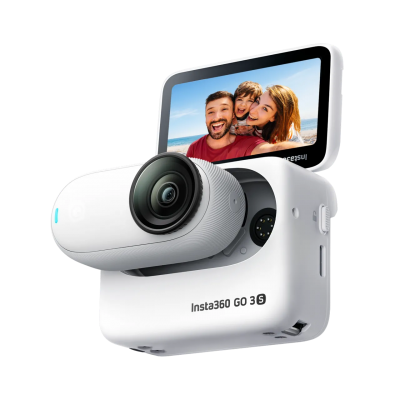 Экшн-камера Insta360 GO 3S 128GB Standard Bundle - White Arctic (CINSAATA_GO3S04)