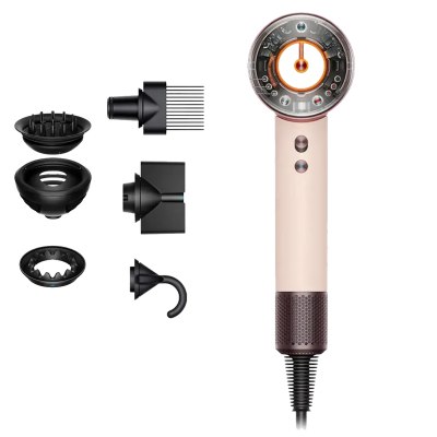 Фен для волос Dyson Supersonic HD16 Nural Hair Dryer Curly+Coily - Ceramic Pink/Rose Gold (598975-01)