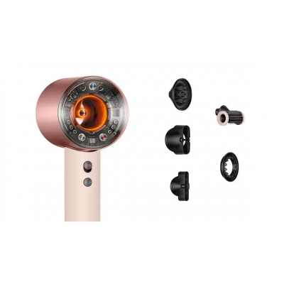 Фен для волос Dyson Supersonic HD16 Nural Hair Dryer Straight+Wavy - Ceramic Pink/Rose Gold (113407-01)