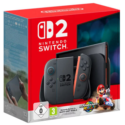 Портативная игровая приставка Nintendo Switch 2 + Mario Kart World Bundle (0045496321529)