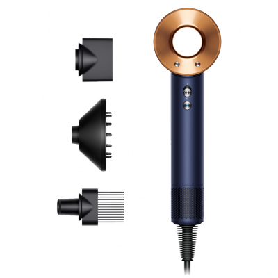 Фен для волосся Dyson Supersonic HD07 Curly+Coily - Prussian Blue/Rich Copper (113312-01) EU