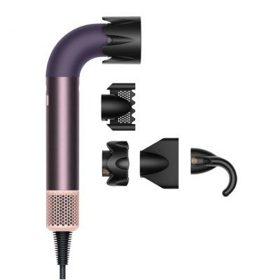 Профессиональный фен для волос Dyson HD18 Supersonic r Professional Hair Dryer Straight+Wavy - Jasper Plum (122781-01) EU