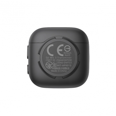 Передатчик/рекордер DJI Mic 3 Transmitter - Shadow Black (CP.RN.00000478.01)