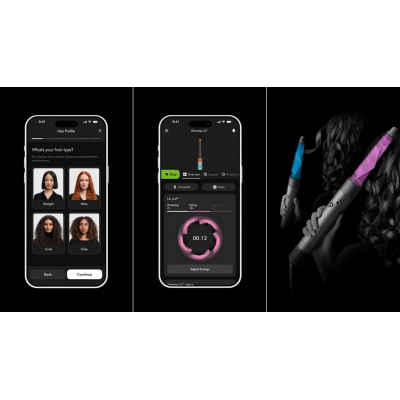 Стайлер для вьющихся волос Dyson Airwrap i.d. Multi-Styler and Dryer Curly+Coily - Ceramic Pink/Rose Gold (601926-01) EU