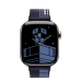 Apple Watch Hermès Series 11 GPS + Cellular 42mm Silver Titanium Case with Bleu Nuit Faubourg Party (MGKW4+MGHC4)
