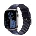 Apple Watch Hermès Series 11 GPS + Cellular 46mm Silver Titanium Case with Bleu Nuit Faubourg Party (MGKY4+MGHD4)