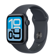 Apple Watch SE 3 GPS 40mm Midnight Aluminum Case with Midnight Sport Band - M/L (MEHC4)