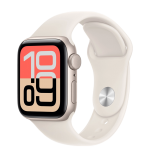 Apple Watch SE 3 GPS + Cellular 40mm Starlight Aluminum Case with Starlight Sport Band - M/L (MEP74)