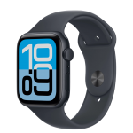 Apple Watch SE 3 GPS + Cellular 44mm Midnight Aluminum Case with Midnight Sport Band - M/L (MEPJ4)