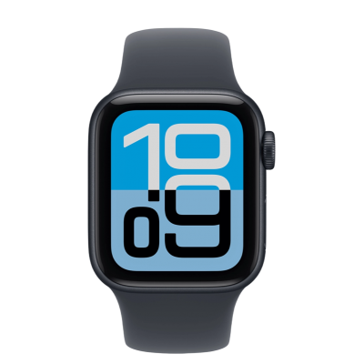 Apple Watch SE 3 GPS + Cellular 40mm Midnight Aluminum Case with Midnight Sport Band - M/L (MEPC4)