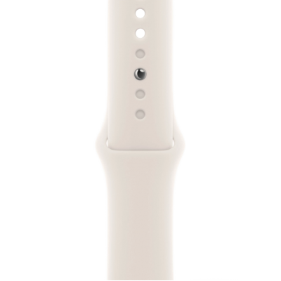 Apple Watch SE 3 GPS + Cellular 44mm Starlight Aluminum Case with Starlight Sport Band - M/L (MEPF4)