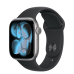 Apple Watch Series 11 GPS + Cellular 42mm Space Gray Aluminum Case with Black Sport Band - M/L (MF8C4)