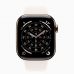Apple Watch Series 11 GPS + Cellular 42mm Gold Titanium Case with Light Blush Sport Band - M/L (MF8X4)