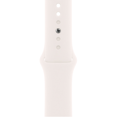 Apple Watch Series 11 GPS + Cellular 42mm Gold Titanium Case with Light Blush Sport Band - S/M (MF8W4)