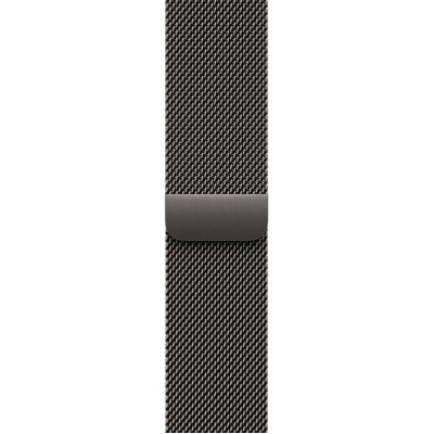 Apple Watch Series 11 GPS + Cellular 42mm Gold Titanium Case with Slate Milanese Loop (MF9M4+MGJ14)