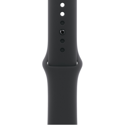 Apple Watch Series 11 GPS + Cellular 42mm Jet Black Aluminum Case with Black Sport Band - M/L (MF854)