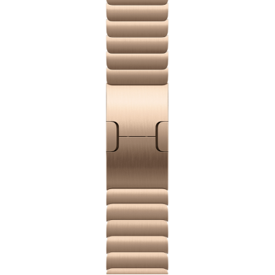 Apple Watch Series 11 GPS + Cellular 42mm Natural Titanium Case з Gold Link Bracelet (MF9H4+MXMC3)
