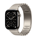 Apple Watch Series 11 GPS + Cellular 42mm Natural Titanium Case with Natural Link Bracelet (MF9H4+MXMA3)
