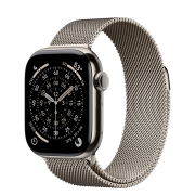 Apple Watch Series 11 GPS + Cellular 42mm Natural Titanium Case with Natural Milanese Loop (MF8P4)