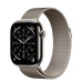 Apple Watch Series 11 GPS + Cellular 42mm Natural Titanium Case with Natural Milanese Loop (MF8P4)