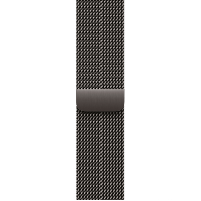 Apple Watch Series 11 GPS + Cellular 42mm Natural Titanium Case with Slate Milanese Loop (MF9H4+MGJ14)