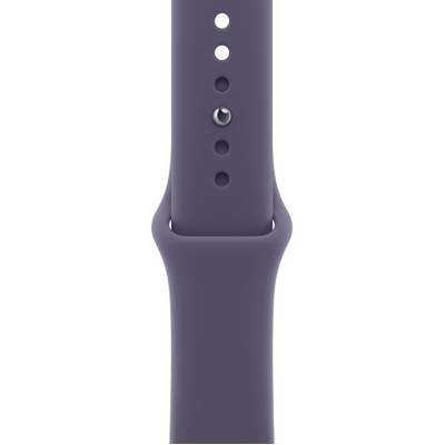 Apple Watch Series 11 GPS + Cellular 42mm Silver Aluminum Case with Purple Fog Sport Band - M/L (MF8J4)