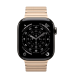 Apple Watch Series 11 GPS + Cellular 42mm Slate Titanium Case з Gold Link Bracelet (MF9K4+MXMC3)