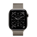 Apple Watch Series 11 GPS + Cellular 42mm Slate Titanium Case with Natural Milanese Loop (MF9K4+MGHY4)