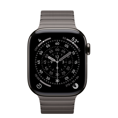 Apple Watch Series 11 GPS + Cellular 42mm Slate Titanium Case with Slate Link Bracelet (MF9K4+MXMD3)