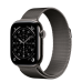 Apple Watch Series 11 GPS + Cellular 42mm Slate Titanium Case with Slate Milanese Loop (MF9K4+MGJ14)