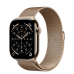 Apple Watch Series 11 GPS + Cellular 46mm Gold Titanium Case з Gold Milanese Loop - M/L (MFD84)