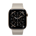 Apple Watch Series 11 GPS + Cellular 46mm Gold Titanium Case with Natural Link Bracelet (MFC34+MXMF3)
