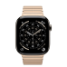 Apple Watch Series 11 GPS + Cellular 46mm Natural Titanium Case з Gold Link Bracelet (MFAY4+MXMH3)