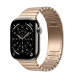 Apple Watch Series 11 GPS + Cellular 46mm Natural Titanium Case з Gold Link Bracelet (MFAY4+MXMH3)