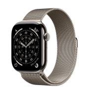 Apple Watch Series 11 GPS + Cellular 46mm Natural Titanium Case з Natural Milanese Loop - M/L (MFD04)